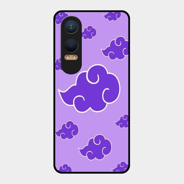 Purple Cloud Mobile Glass Phone Case For Oneplus Nord Ce 4 Lite 5G