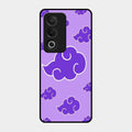 Purple Cloud Mobile Glass Phone Case For Oppo A3 Pro 5G