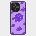 Purple Cloud Mobile Glass Phone Case For Oppo A5 Pro 5G