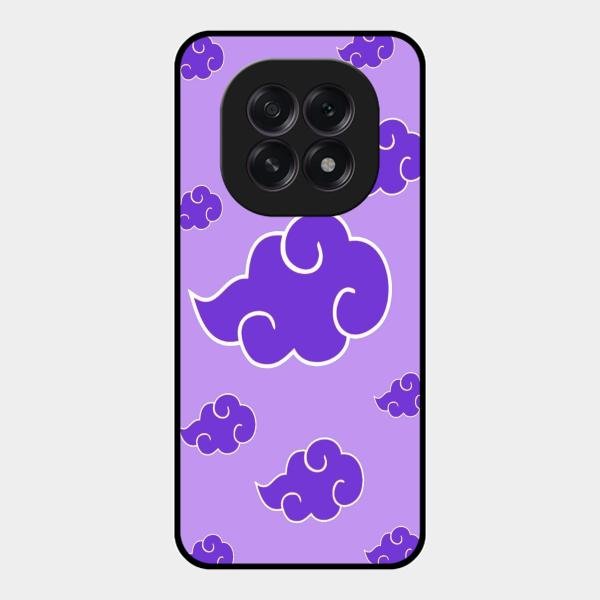 Purple Cloud Mobile Glass Phone Case For Oppo F29 5G