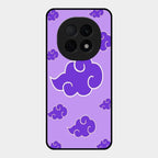 Purple Cloud Mobile Glass Phone Case For Oppo F29 Pro 5G