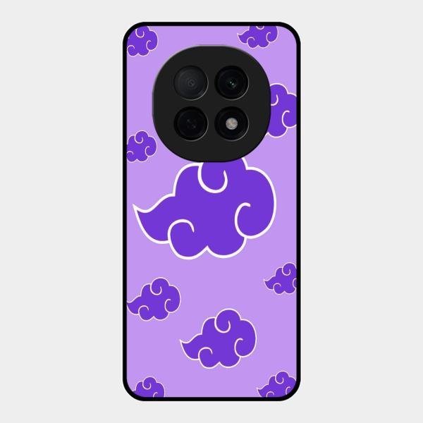 Purple Cloud Mobile Glass Phone Case For Oppo F29 Pro 5G