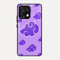 Purple Cloud Mobile Glass Phone Case For Oppo F31 5G