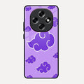 Purple Cloud Mobile Glass Phone Case For Oppo F31 Pro 5G