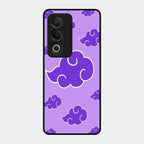 Purple Cloud Mobile Glass Phone Case For Oppo K12X 5G