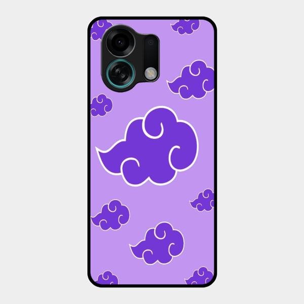 Purple Cloud Mobile Glass Phone Case For Oppo K13 Turbo 5G