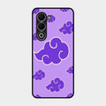 Purple Cloud Mobile Glass Phone Case For Oppo K13X 5G