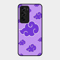 Purple Cloud Mobile Glass Phone Case For Oppo Reno 12 Pro 5G