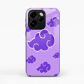 Purple Cloud Mobile Glass Phone Case For Oppo Reno15 Pro 5G
