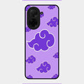 Purple Cloud Mobile Glass Phone Case For Poco C71