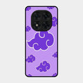 Purple Cloud Mobile Glass Phone Case For Poco X7 5G