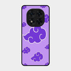 Purple Cloud Mobile Glass Phone Case For Poco X7 5G