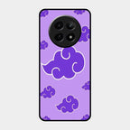 Purple Cloud Mobile Glass Phone Case For Realme 12 5G