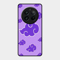 Purple Cloud Mobile Glass Phone Case For Realme 12 Pro 5G