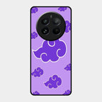Purple Cloud Mobile Glass Phone Case For Realme 12 Pro 5G