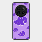Purple Cloud Mobile Glass Phone Case For Realme 12 Pro Plus 5G