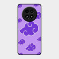 Purple Cloud Mobile Glass Phone Case For Realme 13 5G