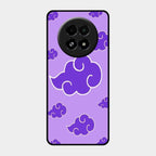 Purple Cloud Mobile Glass Phone Case For Realme 13 5G