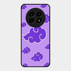 Purple Cloud Mobile Glass Phone Case For Realme 13 Pro 5G