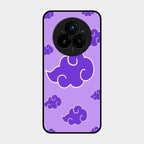 Purple Cloud Mobile Glass Phone Case For Realme 14 Pro 5G