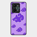 Purple Cloud Mobile Glass Phone Case For Realme 15 Pro 5G
