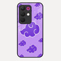 Purple Cloud Mobile Glass Phone Case For Realme C85 5G