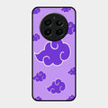 Purple Cloud Mobile Glass Phone Case For Realme Narzo 70 5G