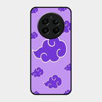 Purple Cloud Mobile Glass Phone Case For Realme Narzo 70 Pro 5G