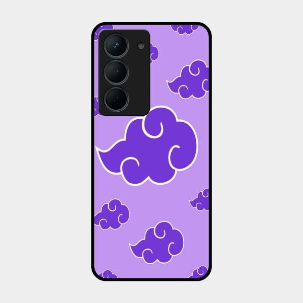 Purple Cloud Mobile Glass Phone Case For Realme Narzo 80X 5G
