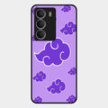 Purple Cloud Mobile Glass Phone Case For Realme P3 Lite 5G