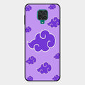 Purple Cloud Mobile Glass Phone Case For Redmi Note 10 Lite