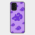 Purple Cloud Mobile Glass Phone Case For Redmi Note 10