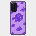 Purple Cloud Mobile Glass Phone Case For Redmi Note 11 Pro 5G