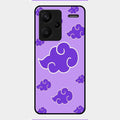 Purple Cloud Mobile Glass Phone Case For Redmi Note 13 Pro Plus 5G
