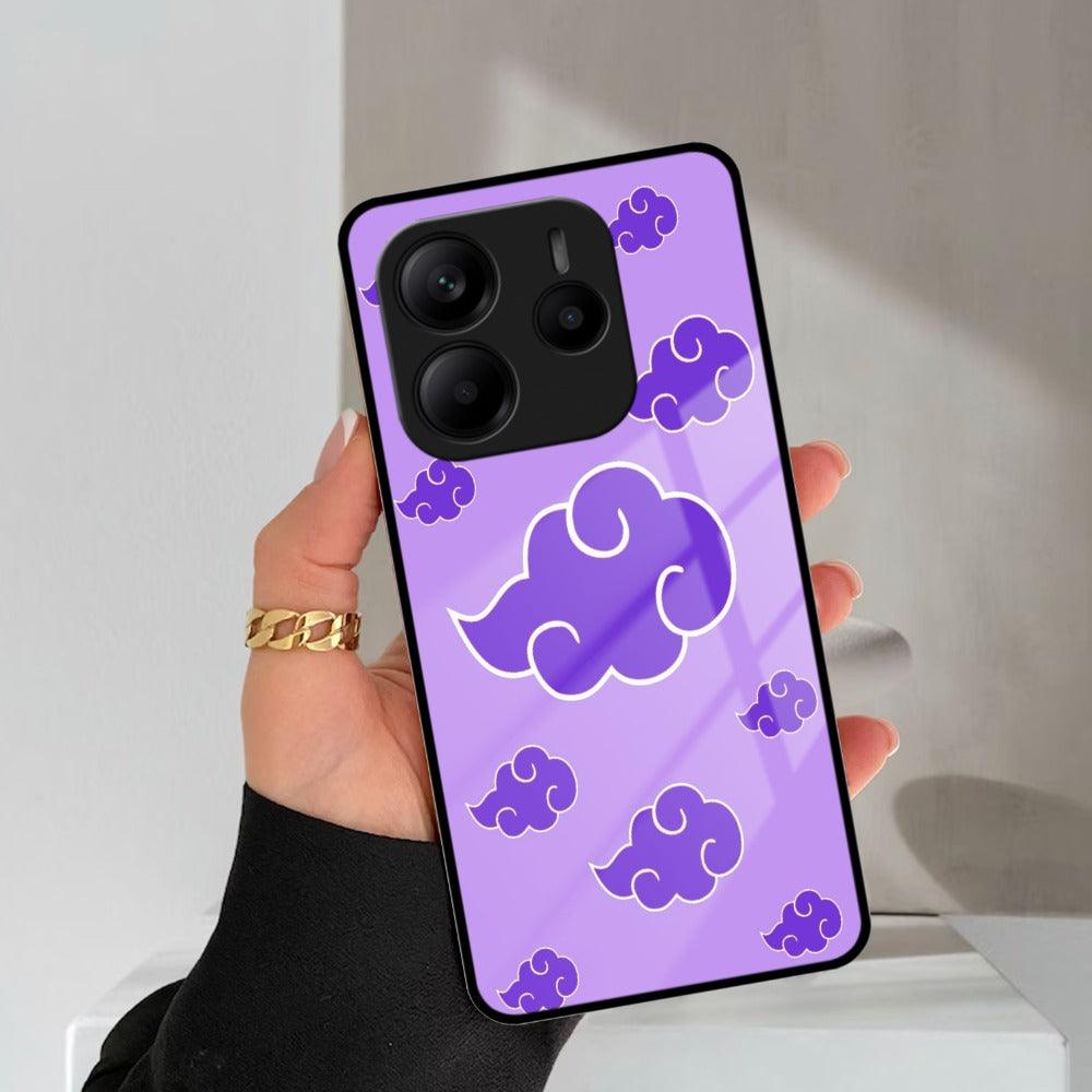 Purple Cloud Mobile Glass Phone Case Cover For Redmi/Xiaomi