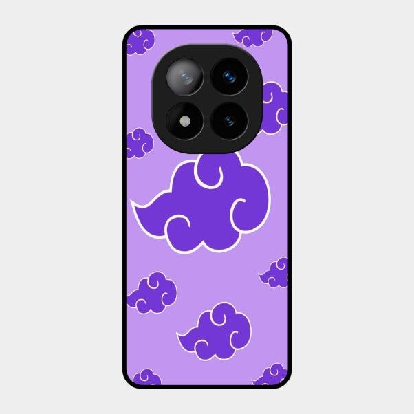 Purple Cloud Mobile Glass Phone Case For Redmi Note 14 Pro Plus 5G