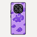 Purple Cloud Mobile Glass Phone Case For Redmi Note 15 5G