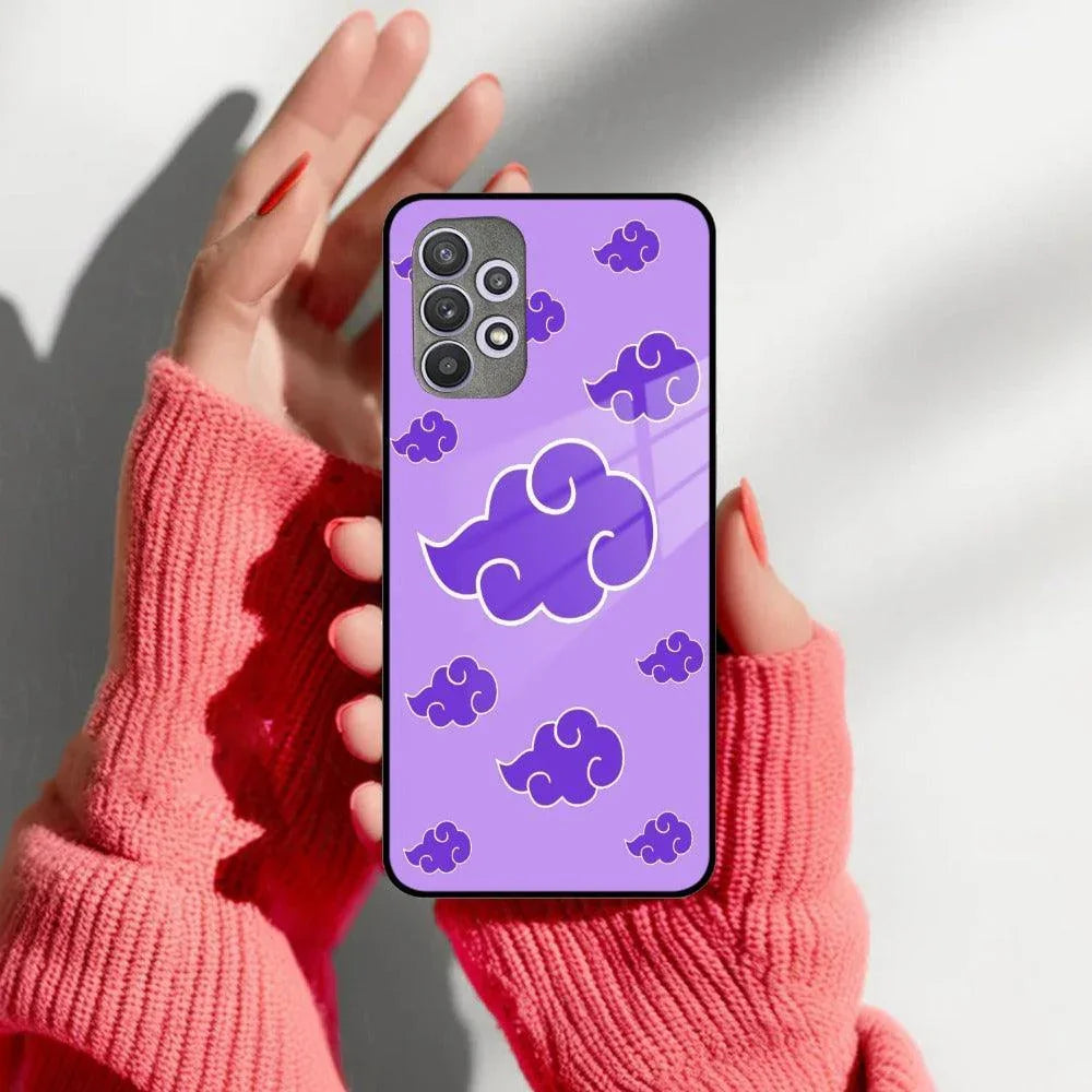 Purple Cloud Mobile Glass Phone Case Cover For Samsung - ShopOnCliQ