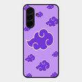 Purple Cloud Mobile Glass Phone Case For Samsung Galaxy A26 5G