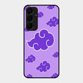 Purple Cloud Mobile Glass Phone Case For Samsung Galaxy A55 5G