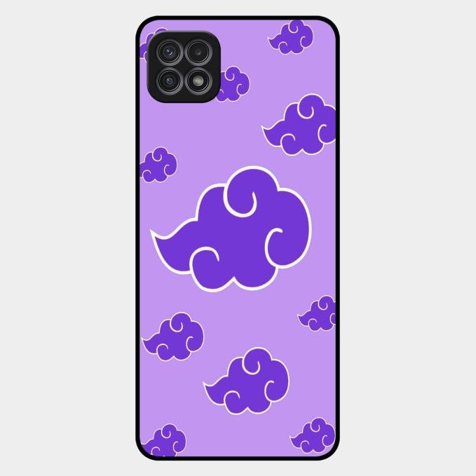 Purple Cloud Mobile Glass Phone Case For Samsung Galaxy F42 5G