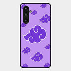 Purple Cloud Mobile Glass Phone Case For Samsung Galaxy M54 5G