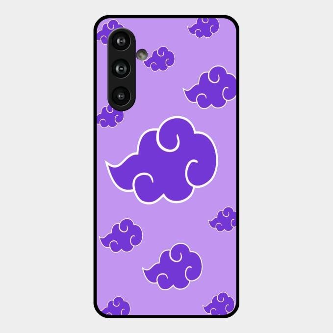 Purple Cloud Mobile Glass Phone Case For Samsung Galaxy M54 5G