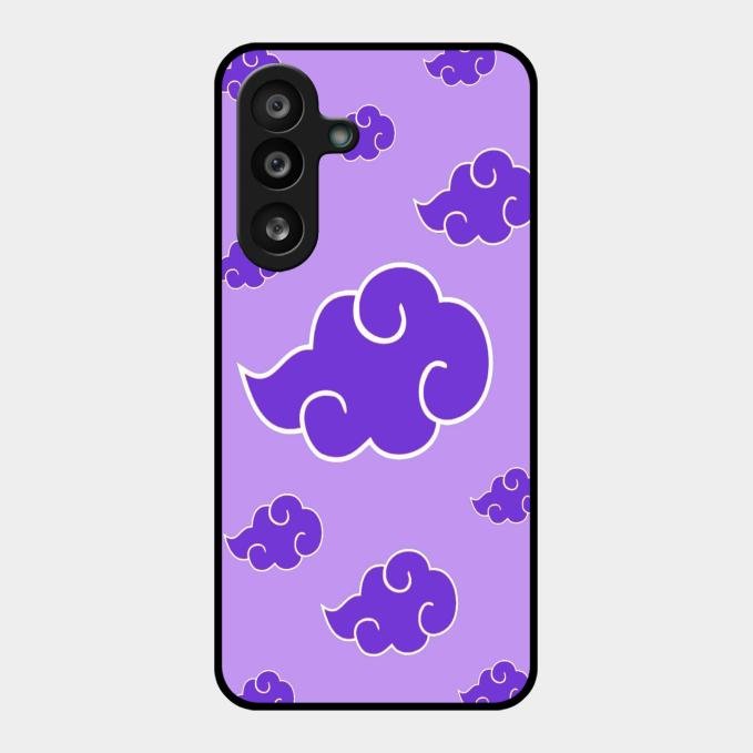 Purple Cloud Mobile Glass Phone Case For Samsung Galaxy F56 5G