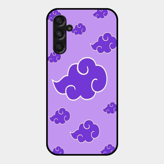 Purple Cloud Mobile Glass Phone Case For Samsung Galaxy M34 5G