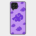 Purple Cloud Mobile Glass Phone Case For Samsung Galaxy M53 5G