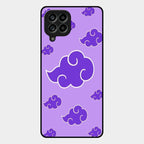 Purple Cloud Mobile Glass Phone Case For Samsung Galaxy M53 5G