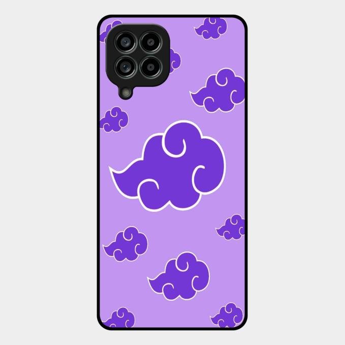 Purple Cloud Mobile Glass Phone Case For Samsung Galaxy M53 5G