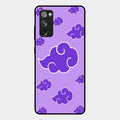 Purple Cloud Mobile Glass Phone Case For Samsung Galaxy S20 Fe 5G
