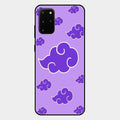 Purple Cloud Mobile Glass Phone Case For Samsung Galaxy S20 Plus